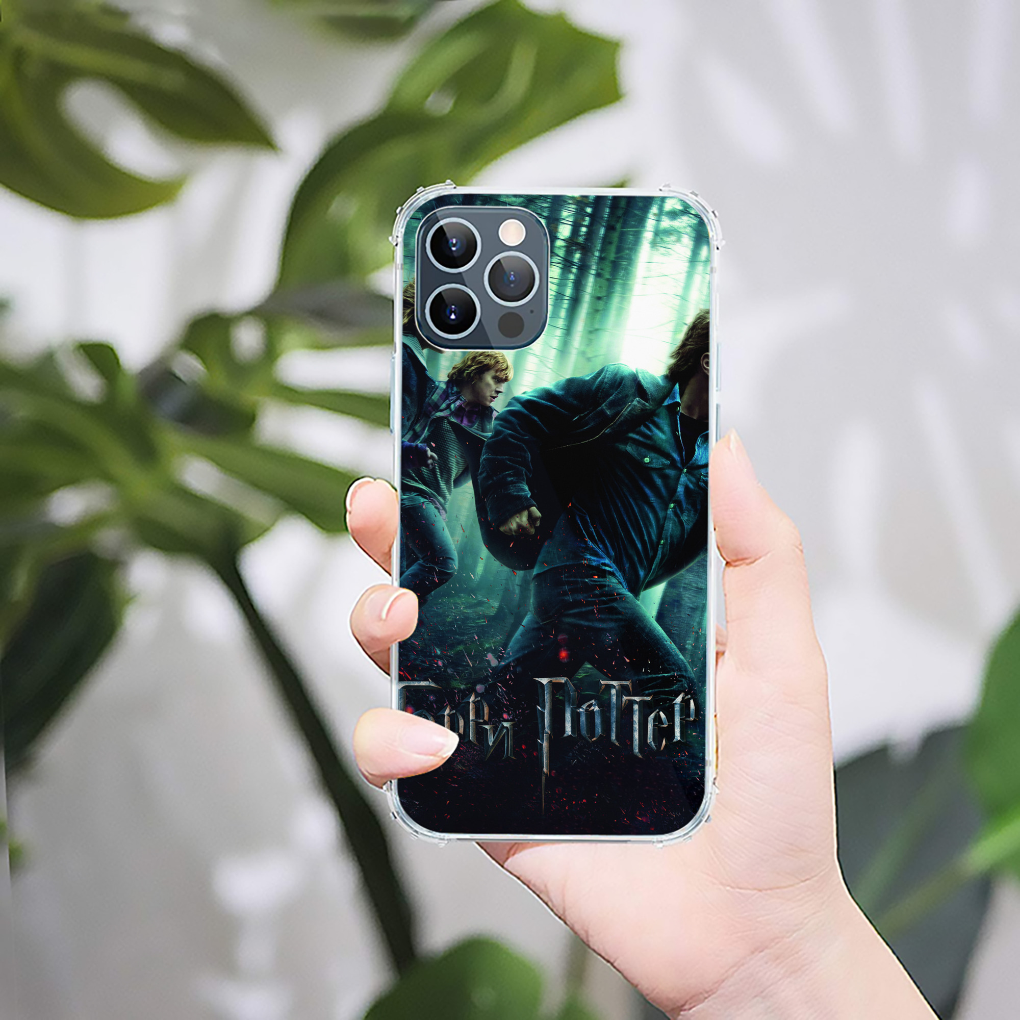 （画像用） Harry Potter ハリー・ポッターシリーズ 【iPhone 12シリーズ対応】透明スマホケース（クリアソフトケース）